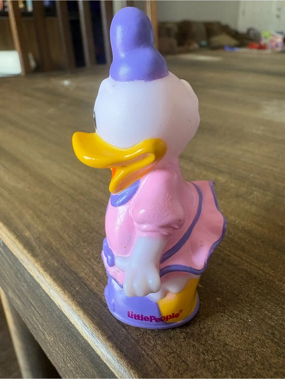 Pink & Purple Daisy little people figurine